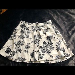 Floral skater skirt